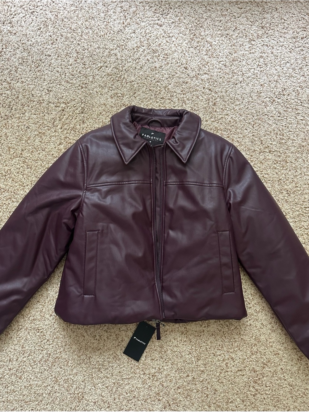 Fabletics Faux Leather Jacket